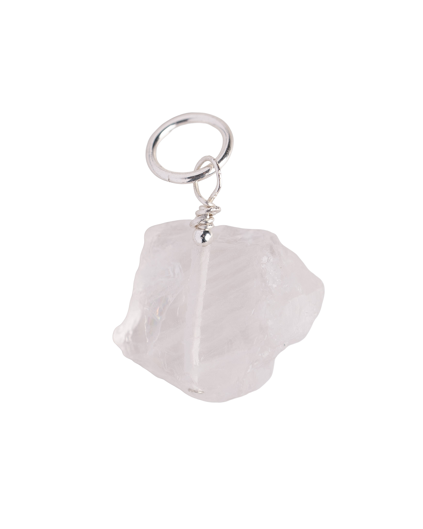 Raw Clear Quartz Charm #2